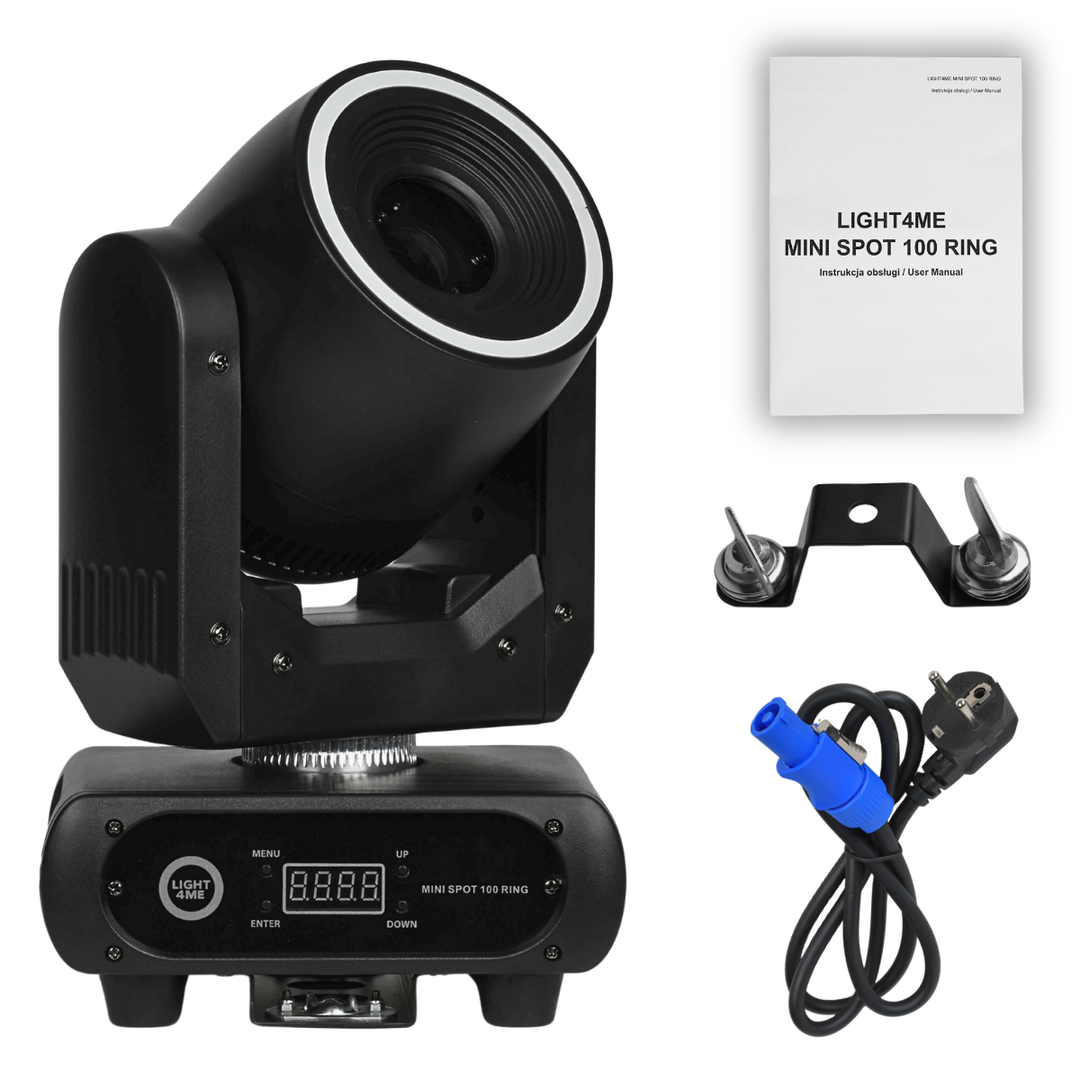 LIGHT4ME MINI SPOT 100 RING tête moving head spot