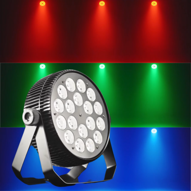 LIGHT4ME PARTY PAR 18x10W RGBW scenespotlight