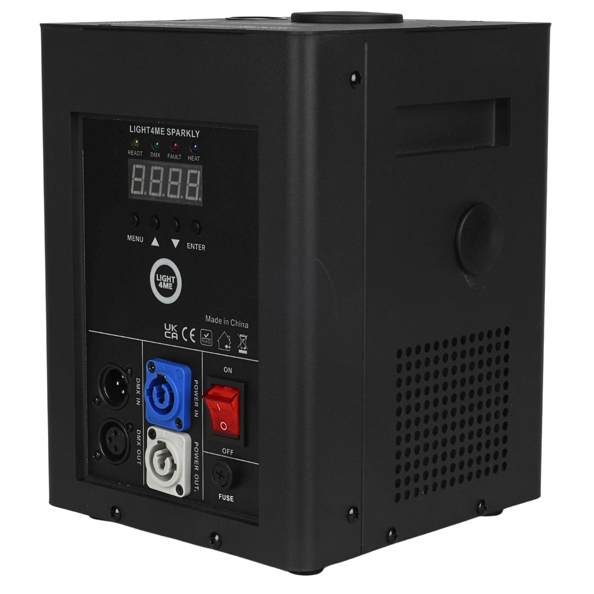 Light4Me Sparkly 600W Cold Spark Machine – DMX & Remote