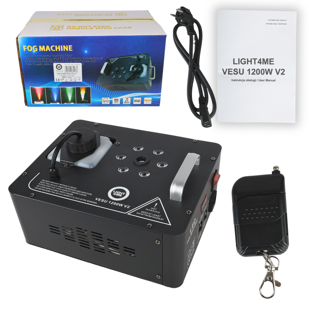 Light4Me VESU 1200W V2 Machine à brouillard verticale LED