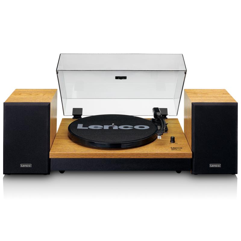 Lenco LS-300 Turntable with Speakers (Wood)