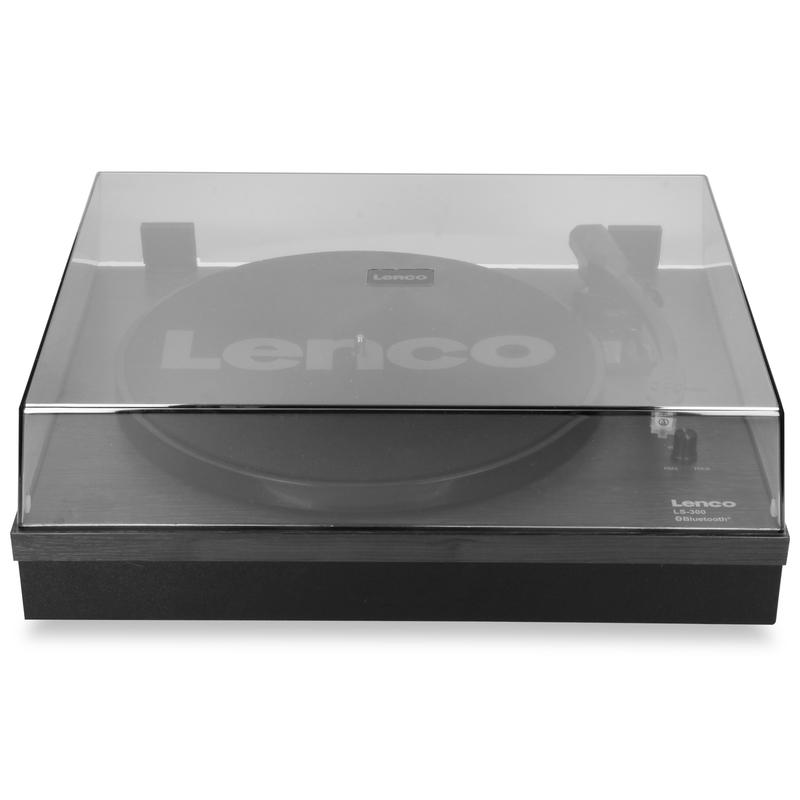 Lenco LS-300 Turntable with Speakers (Black)