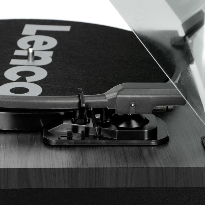 Lenco LS-300 Turntable with Speakers (Black)