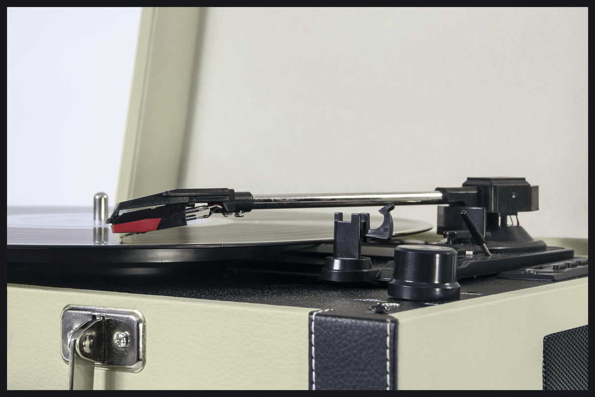Madison Vintage Turntable w. Bluetooth (Cream)