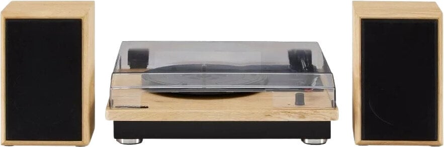 Crosley Brio Platine vinyle avec haut-parleurs, naturel