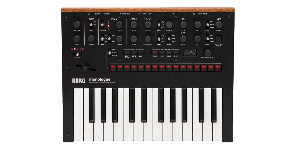 Korg Monologue Black Synthesizer