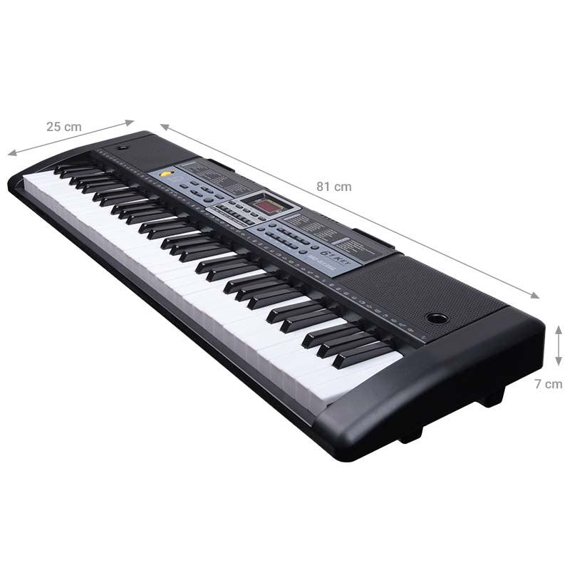 MQ 6136L klavierorgel med mikrofon til børn