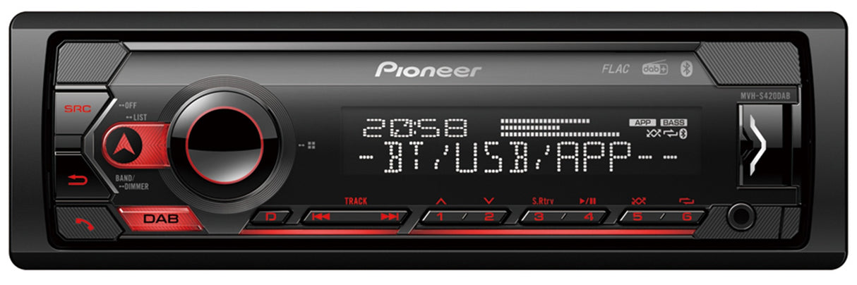 Pioneer MVH-S420DAB Bluetooth, DAB+ radio