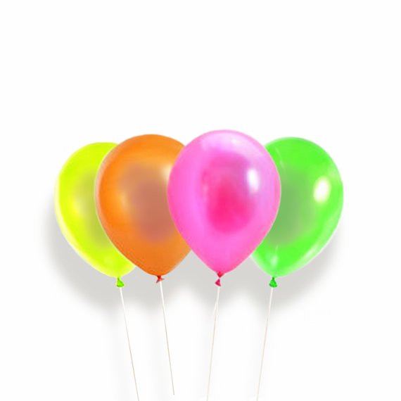 Ballons UV Néon (Mix, 100 pcs)