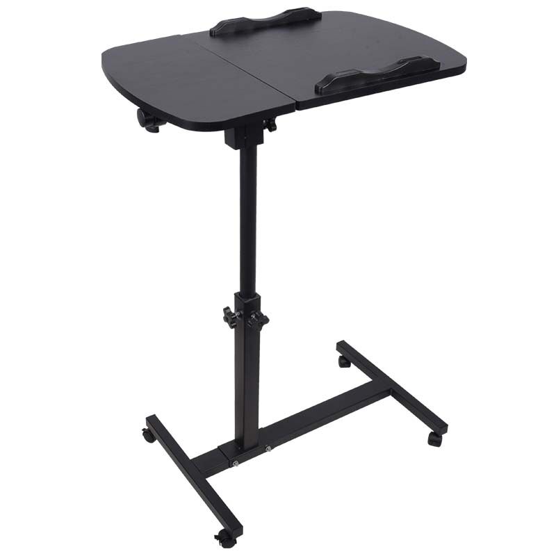 Table pour ordinateur portable réglable à roulettes
