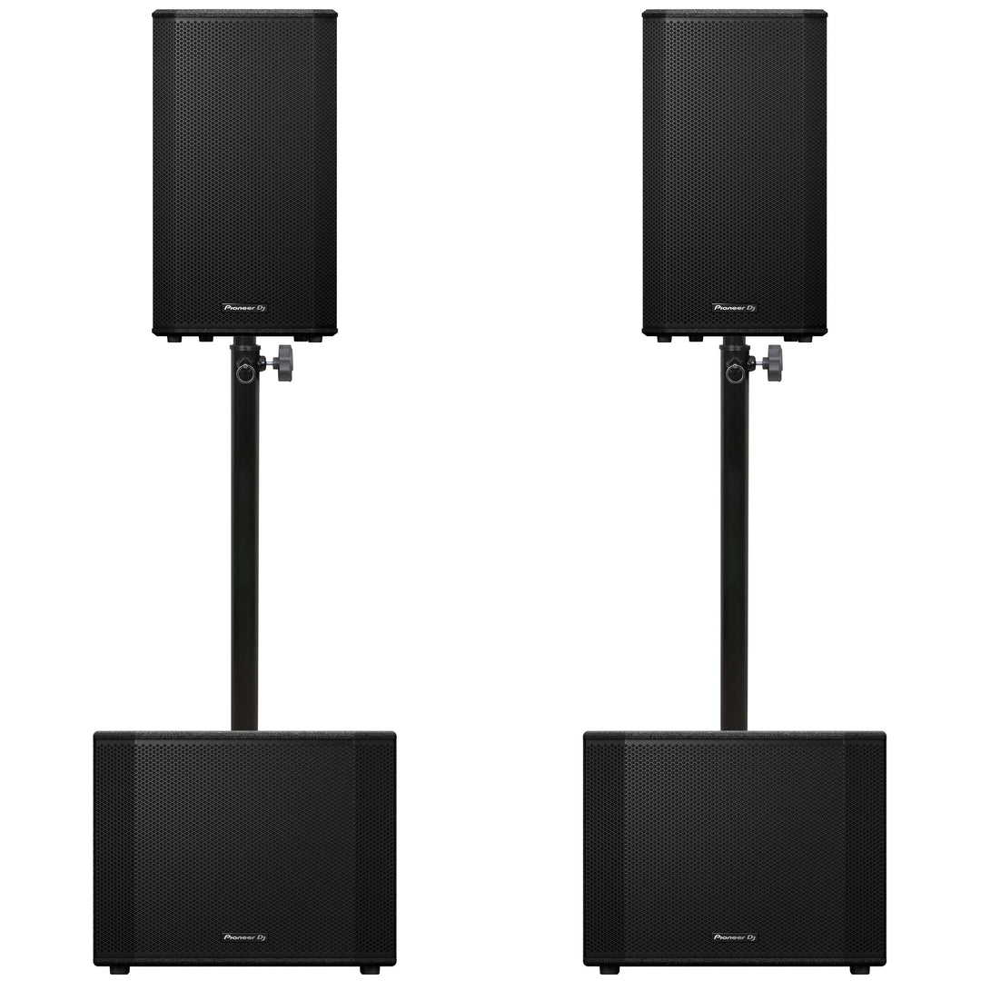 Pioneer DJ 2x XPRS-1152ST + 2x XPRS-122 Bundle