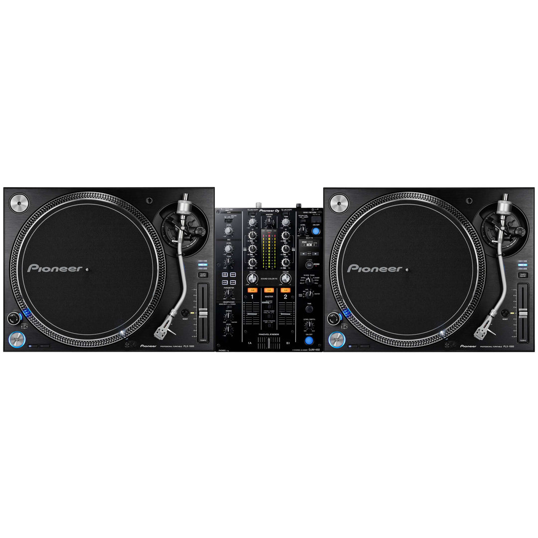 Pioneer DJ DJM-450 + PLX-1000 Pack