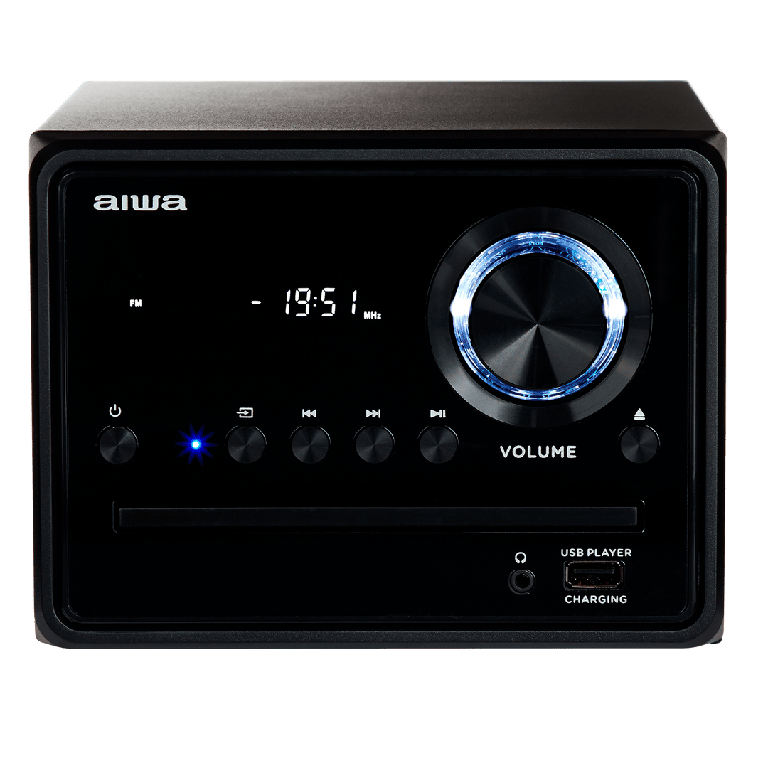 AIWA MCBT-350 Système Micro Hi-Fi 20W avec Bluetooth, CD, FM et USB