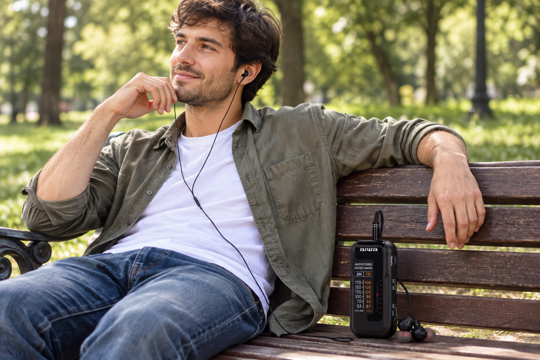 Aiwa RM-10BK radio portable, Noir