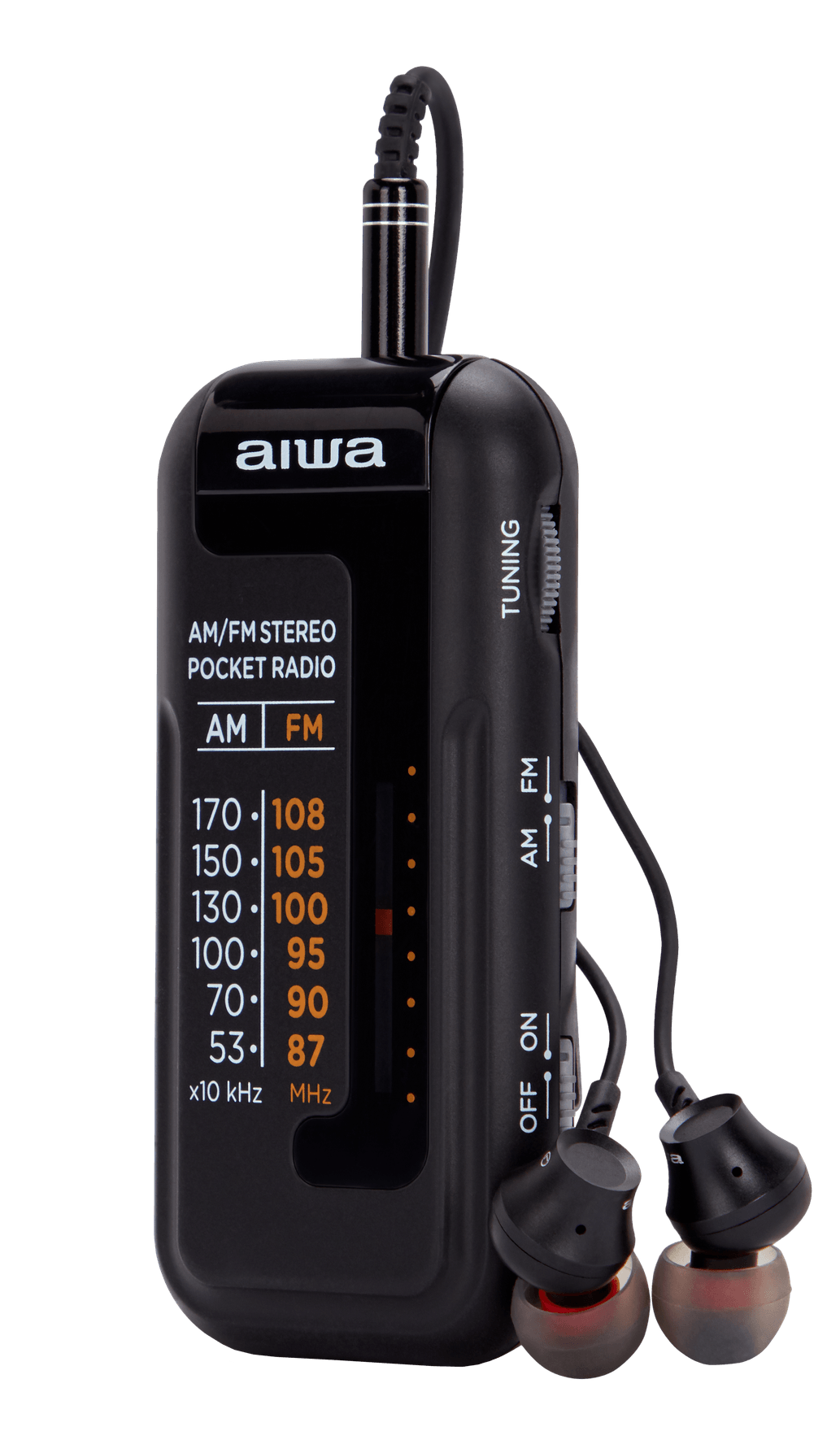 Aiwa RM-10BK radio portable, Noir