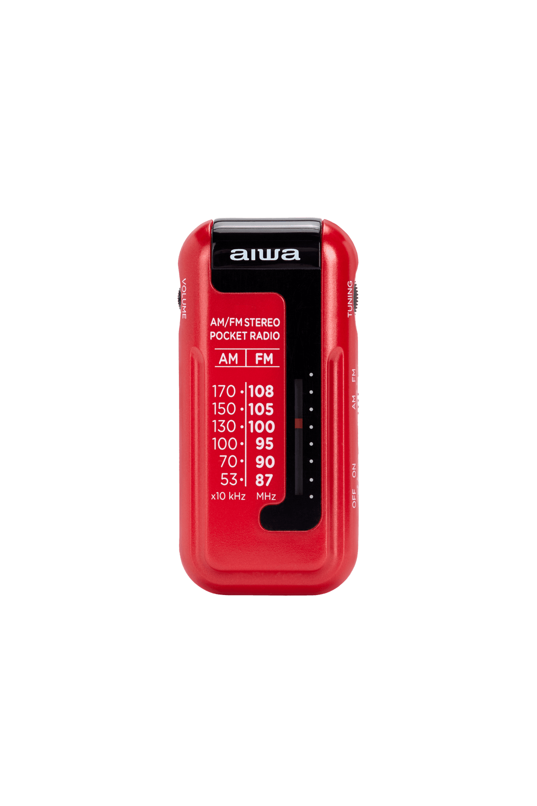 Aiwa RM-10RD radio portable, Rouge