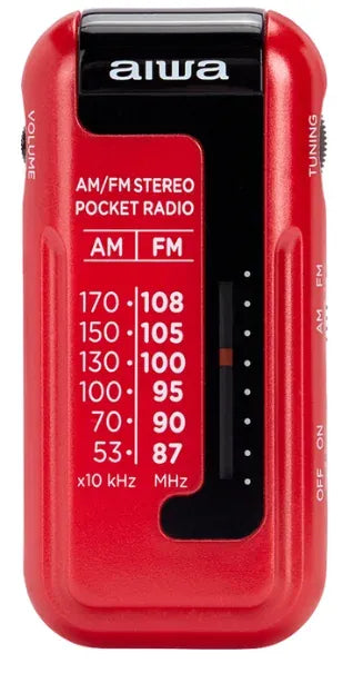 Aiwa RM-10RD radio portable, Rouge