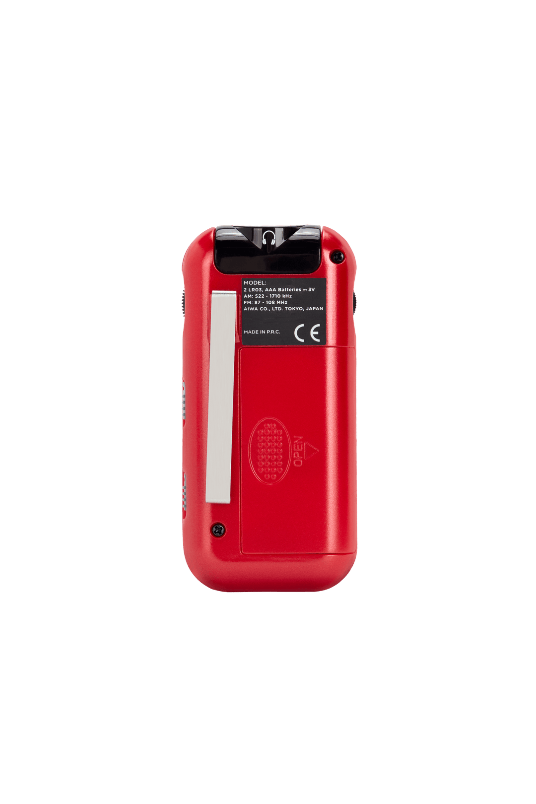 Aiwa RM-10RD radio portable, Rouge