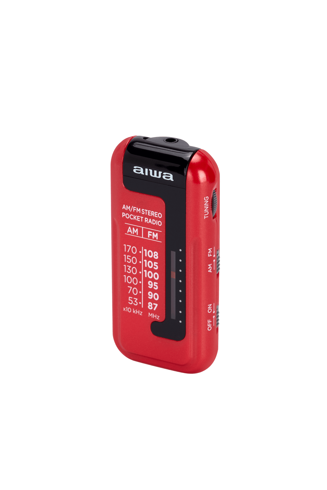 Aiwa RM-10RD radio portable, Rouge