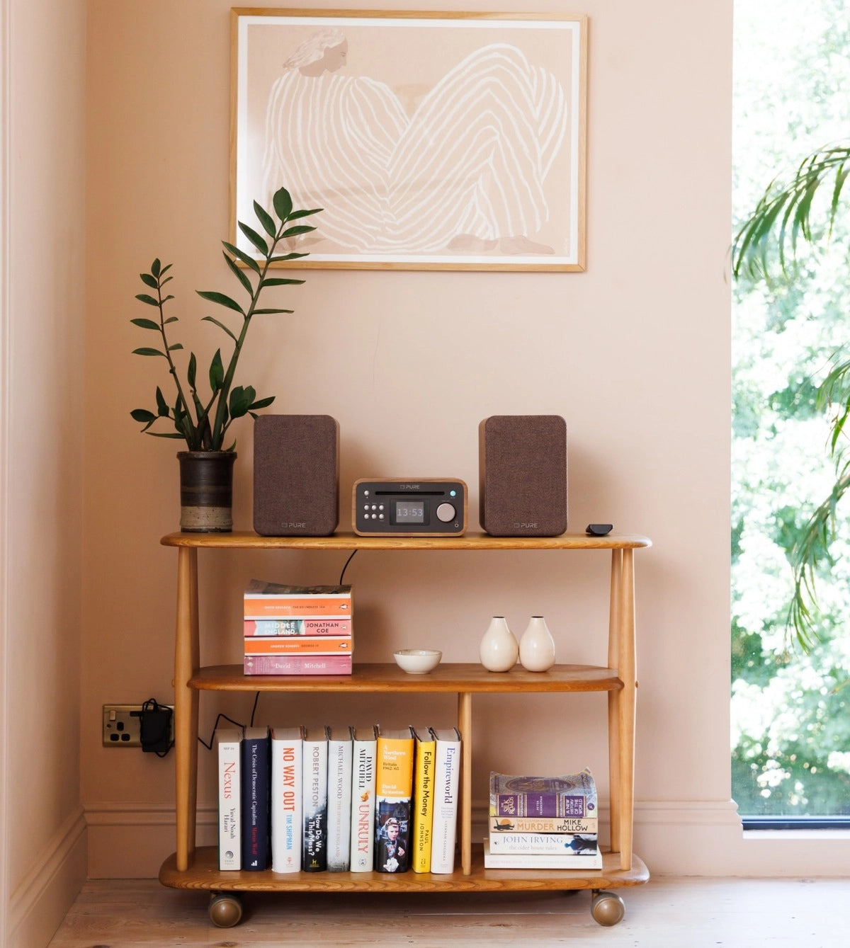 Pure Classic Stereo Mini Hi-Fi System – DAB+, CD, Bluetooth, 40W, Walnut