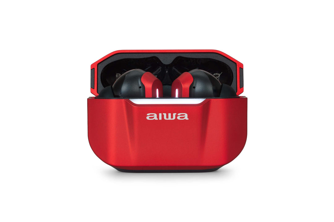 Écouteurs TWS Aiwa ETWS-330RD, Rouge