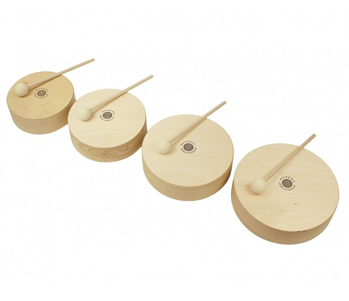 Wooden drum kit for children