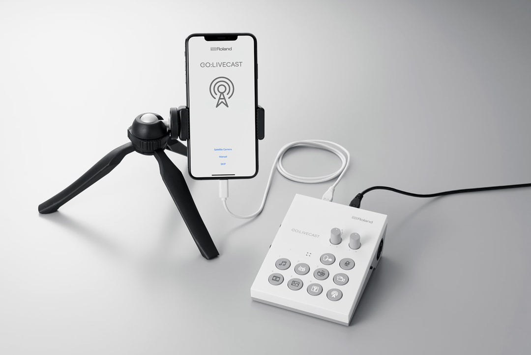 Roland GO:LIVECAST Interfaces audio