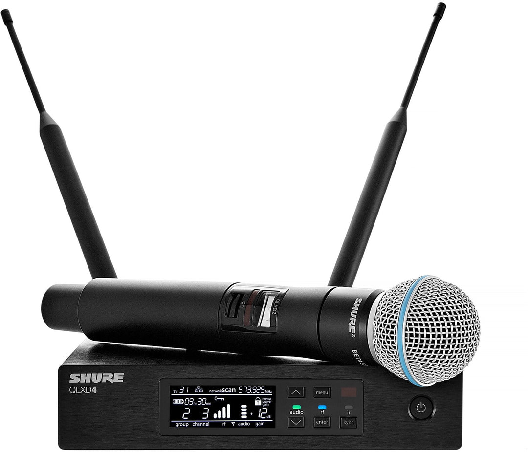 Shure QLXD24E/B58 K51 Système Microphone à Main Beta58