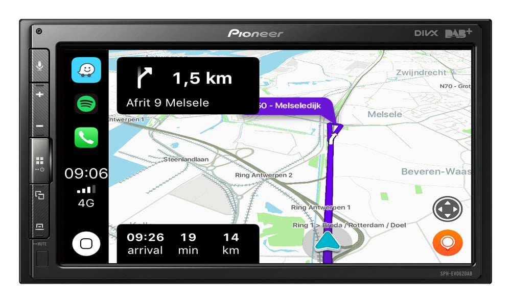 Pioneer SPH-EVO62DAB-208 Apple CarPlay, Radio DAB et Bluetooth