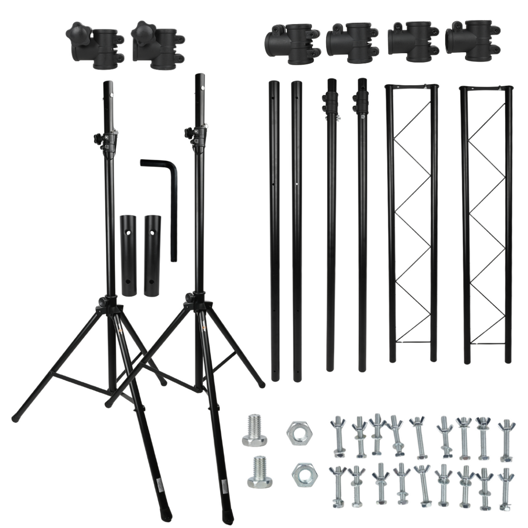 Système de pied d'éclairage 240-400cm (120kg)