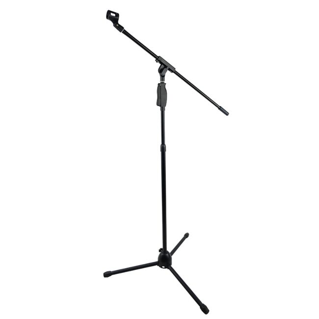 Pied de microphones avec bras articulé – réglable de 139 à 200 cm