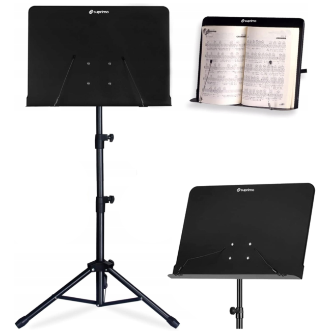 Pupitre réglable 82-146 cm, noir