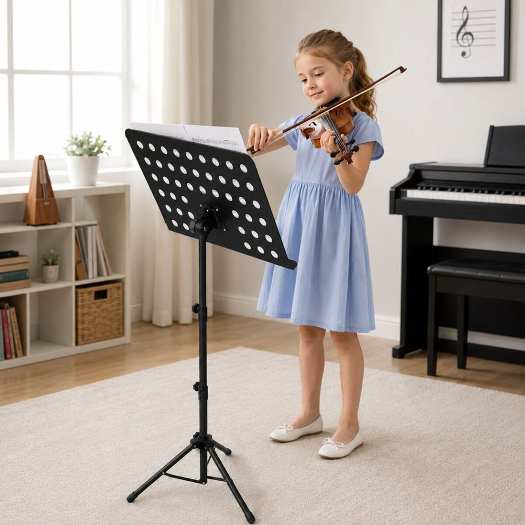 D4 Pupitre réglable 82-146 cm, noir