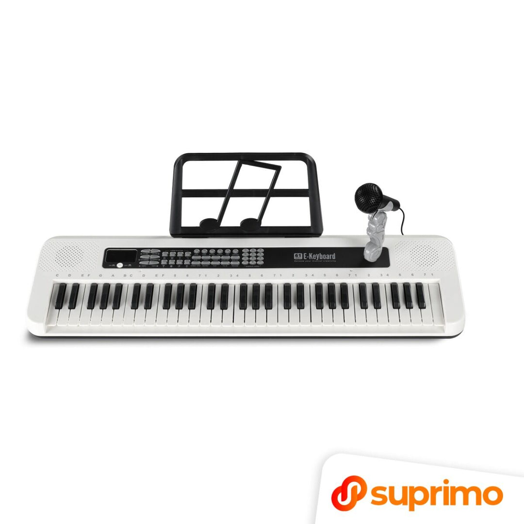 SUPRIMO KEY61 KD Craviers 61 touches avec microphone, blanc