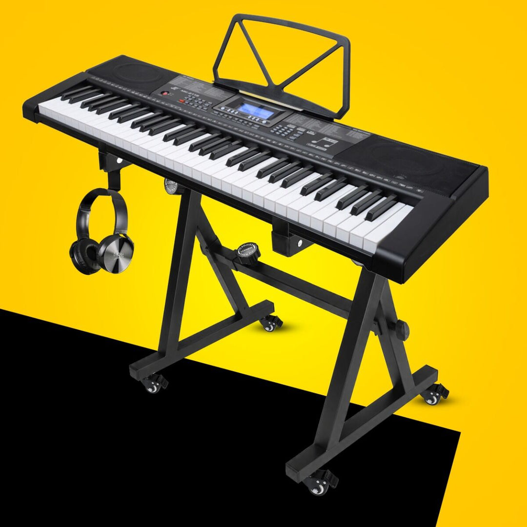 Support de clavier à roulettes