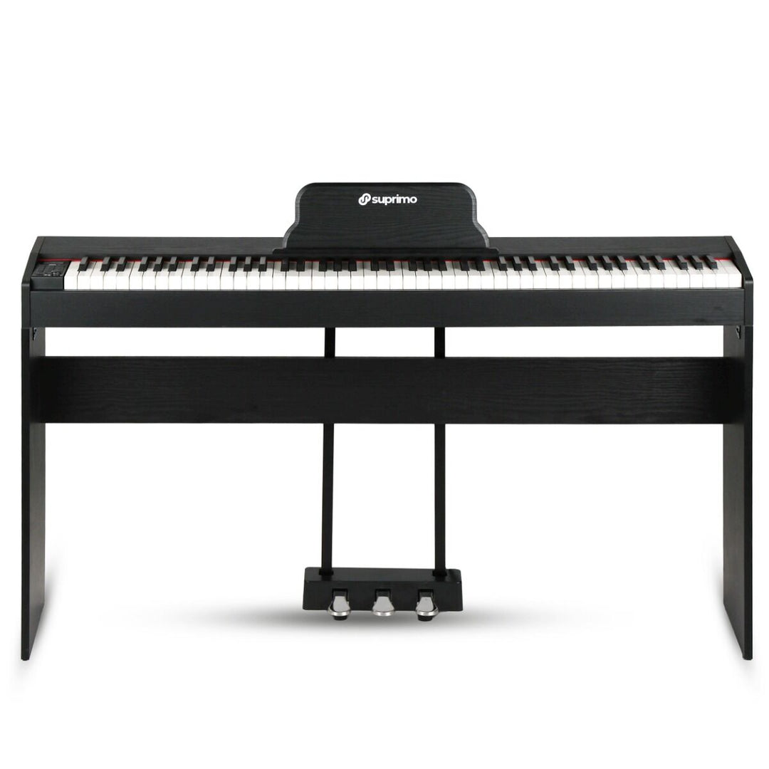 Suprimo SDP88 BK Piano numérique 88 avec touches lestées, Noir