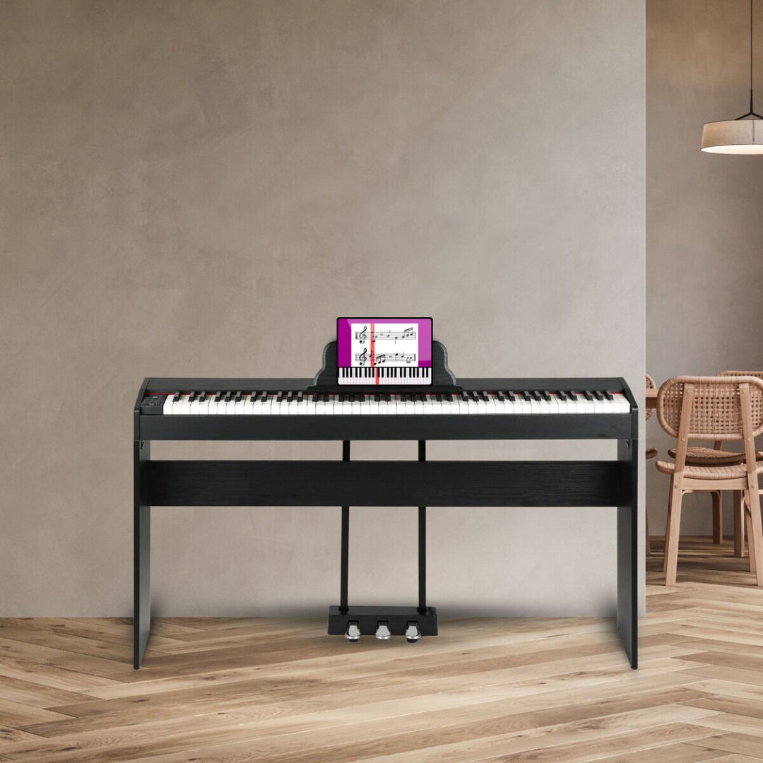 Suprimo SDP88 BK Piano numérique 88 avec touches lestées, Noir