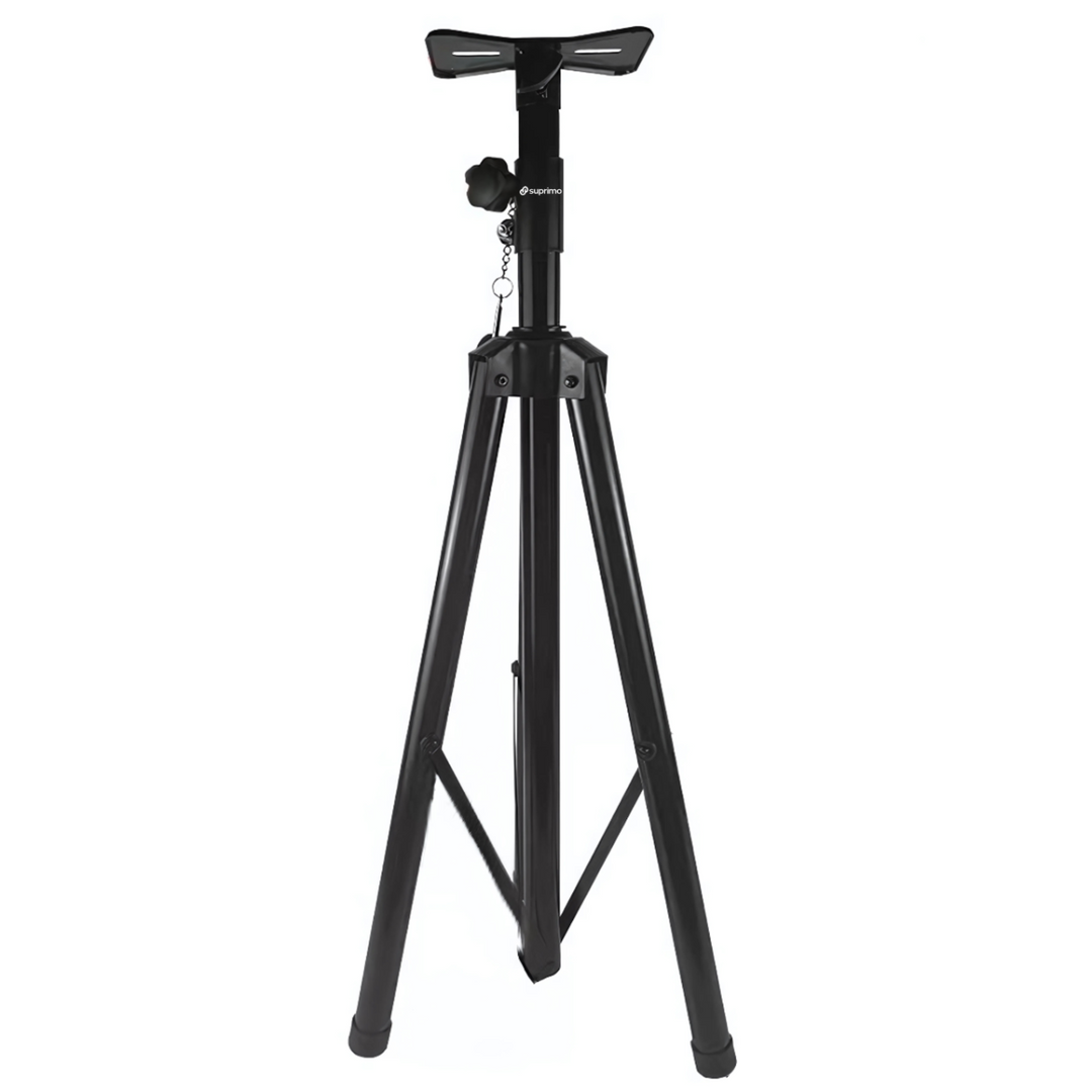 Stand d’enceinte Tripode noir avec goupille de sécurité