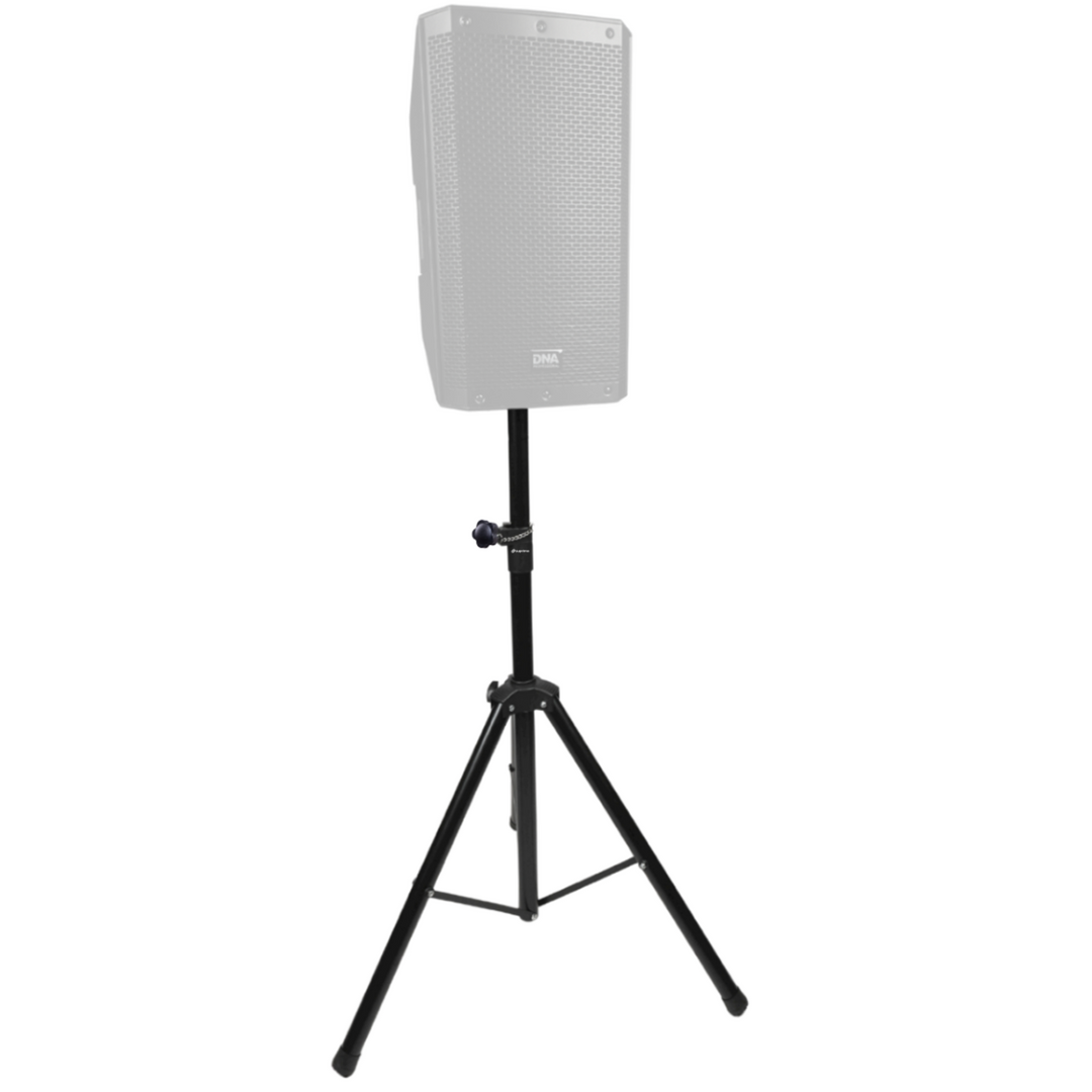 Stand d’enceinte Tripode noir avec goupille de sécurité