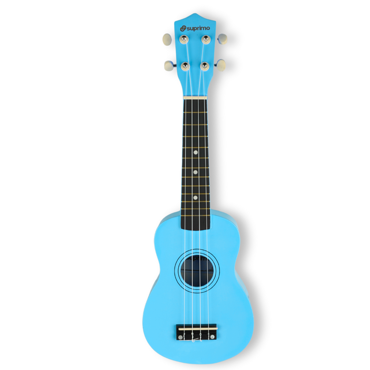 Ukulelesæt med Etui, Tuner og Tilbehør, Blå