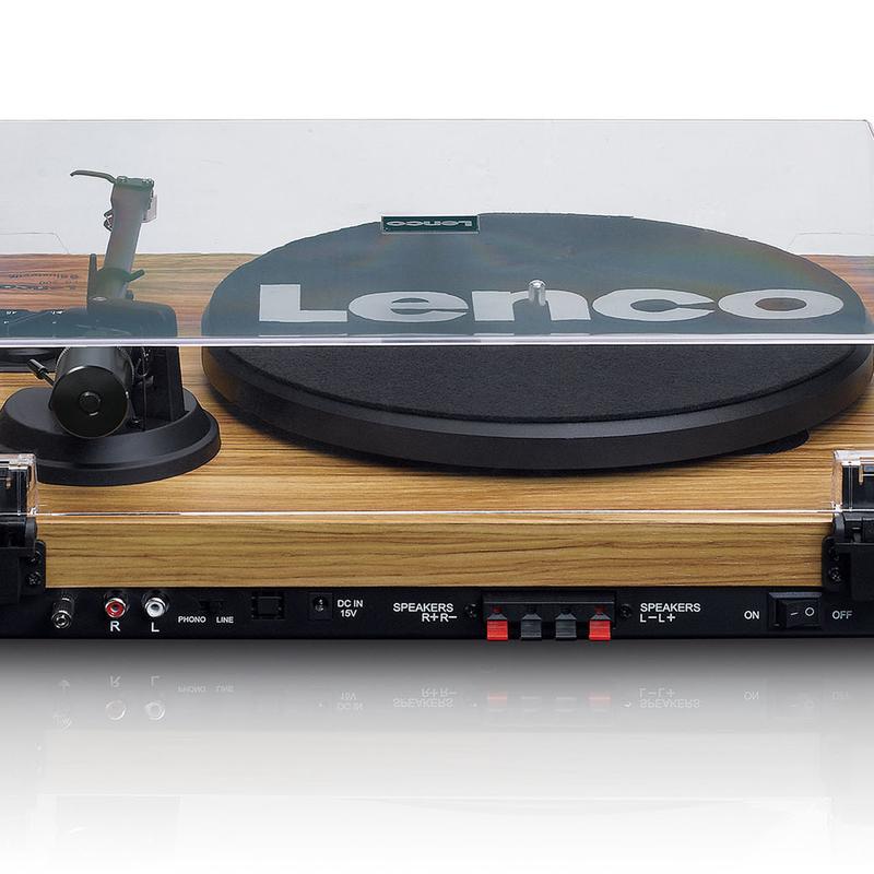 Lenco LS-500 Turntable with Speakers (Oak)