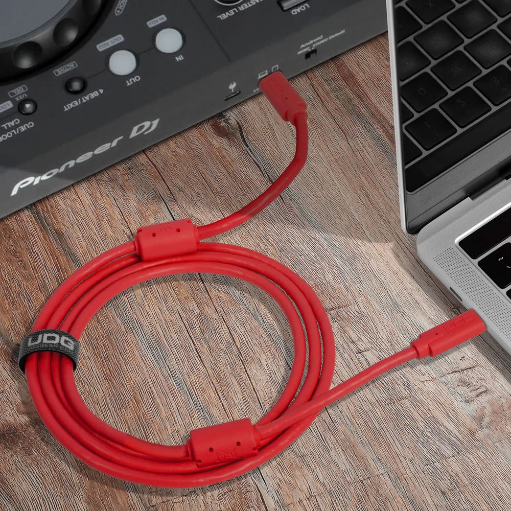 UDG Ultimate Cable USB 3.2 C-C Rouge Straight 1,5m
