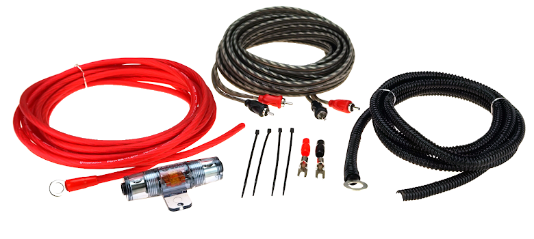Phoenix Gold Kit de câbles amplificateur voiture 2 canaux (10mm2)