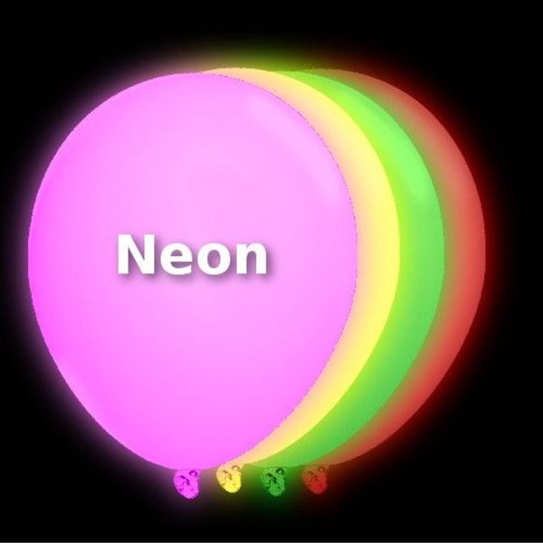 Ballons UV Néon (Mix, 100 pcs)