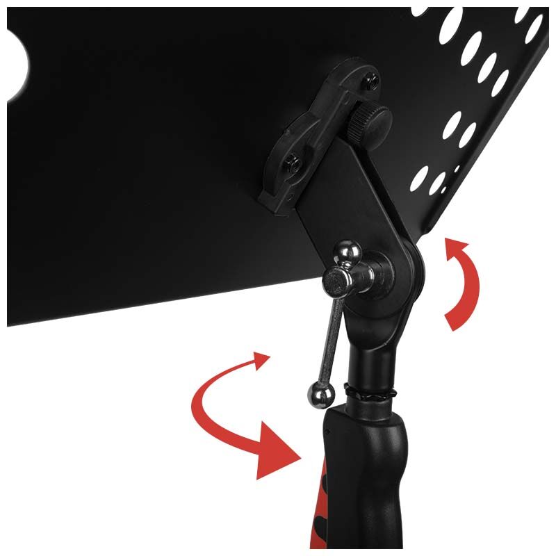 Pupitre à partitions, réglable et avec fonction Self-Locking