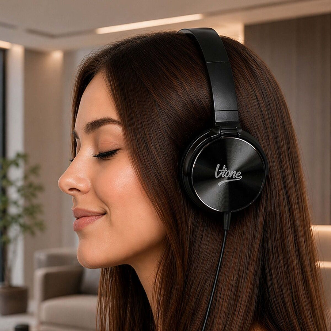 V-TONE ED PRO-1 HP Casque audio fermé over-ear, noir