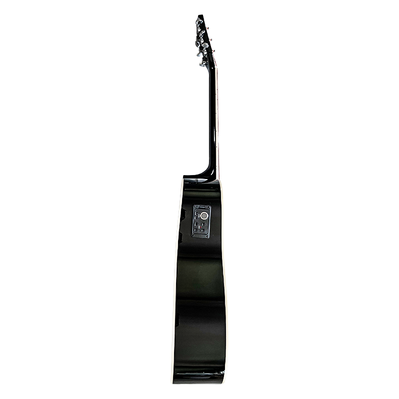 V-TONE VEAG1 CE BK guitare électro-acoustique 4/4 dreadnought cutaway noire