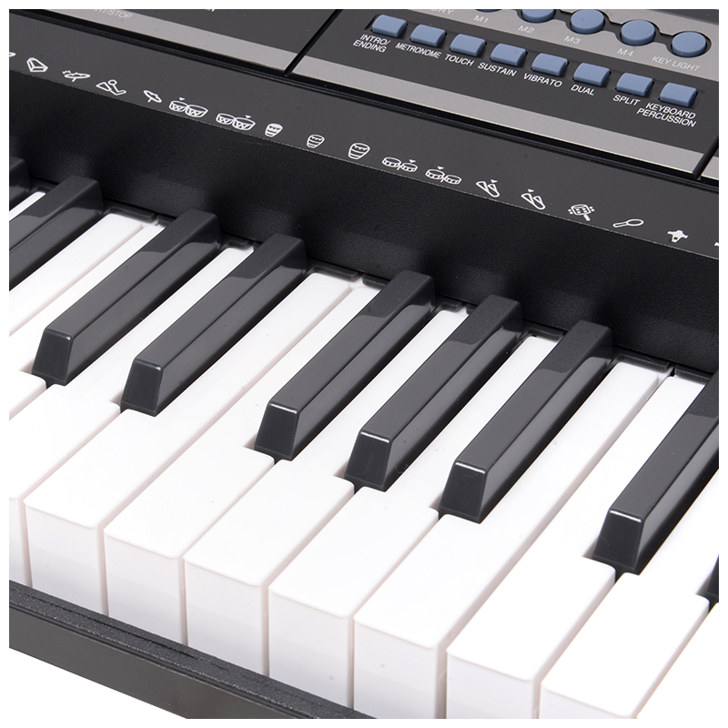 V-TONE VK-500 61L Craviers – 61 touches avec fonction d'apprentissage LED pour enfants et débutants