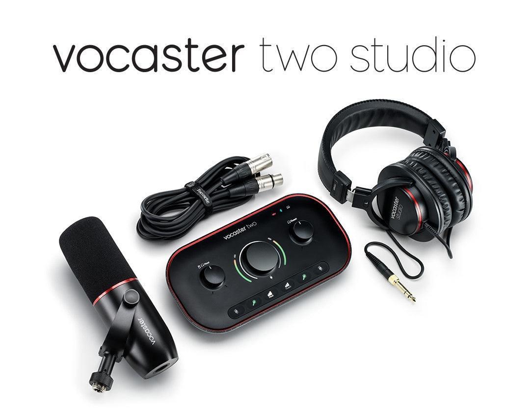 Focusrite Vocaster Two Studio Podcaster Interfaces audio