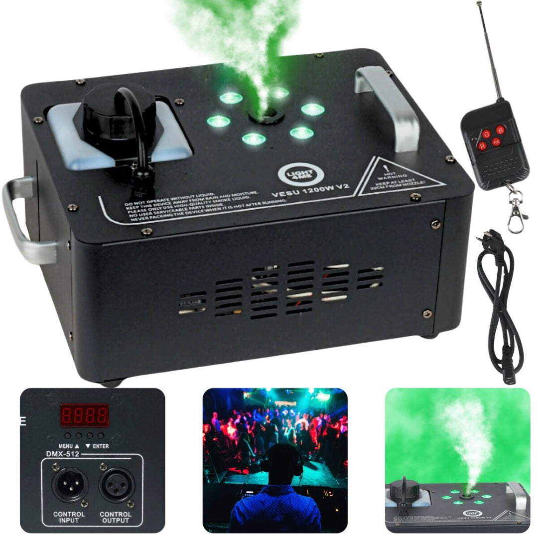 Light4Me VESU 1200W V2 Machine à brouillard verticale LED